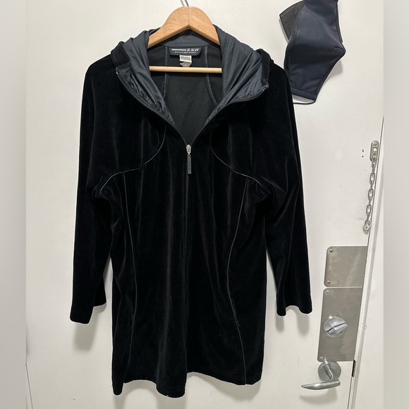 Bianca Nygard Weekend Jackets & Blazers - Black velvet jacket with decorative trim.
